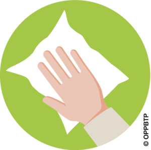 Nettoyer avec des lingettes désinfectantes